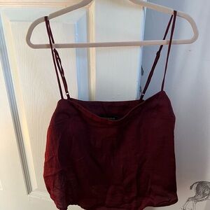 Kendall & Kylie Deep Red Camisole